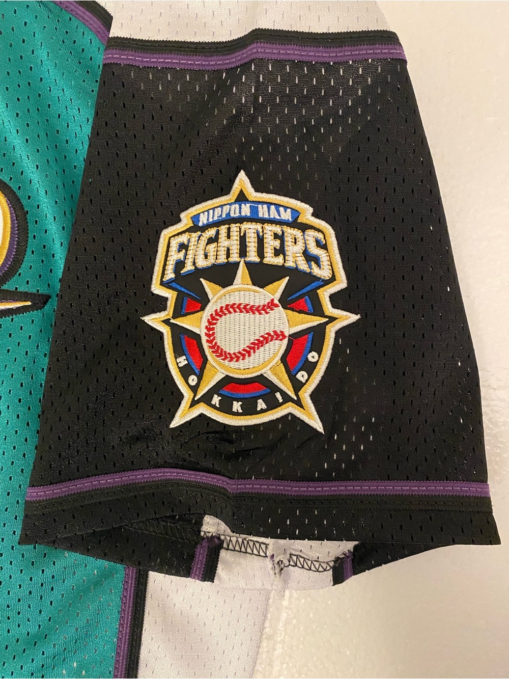 Hokkaido Men’s Nippon-Ham Green White Baseball Jersey 2016 Ohtani Size XL - Picture 3 of 7